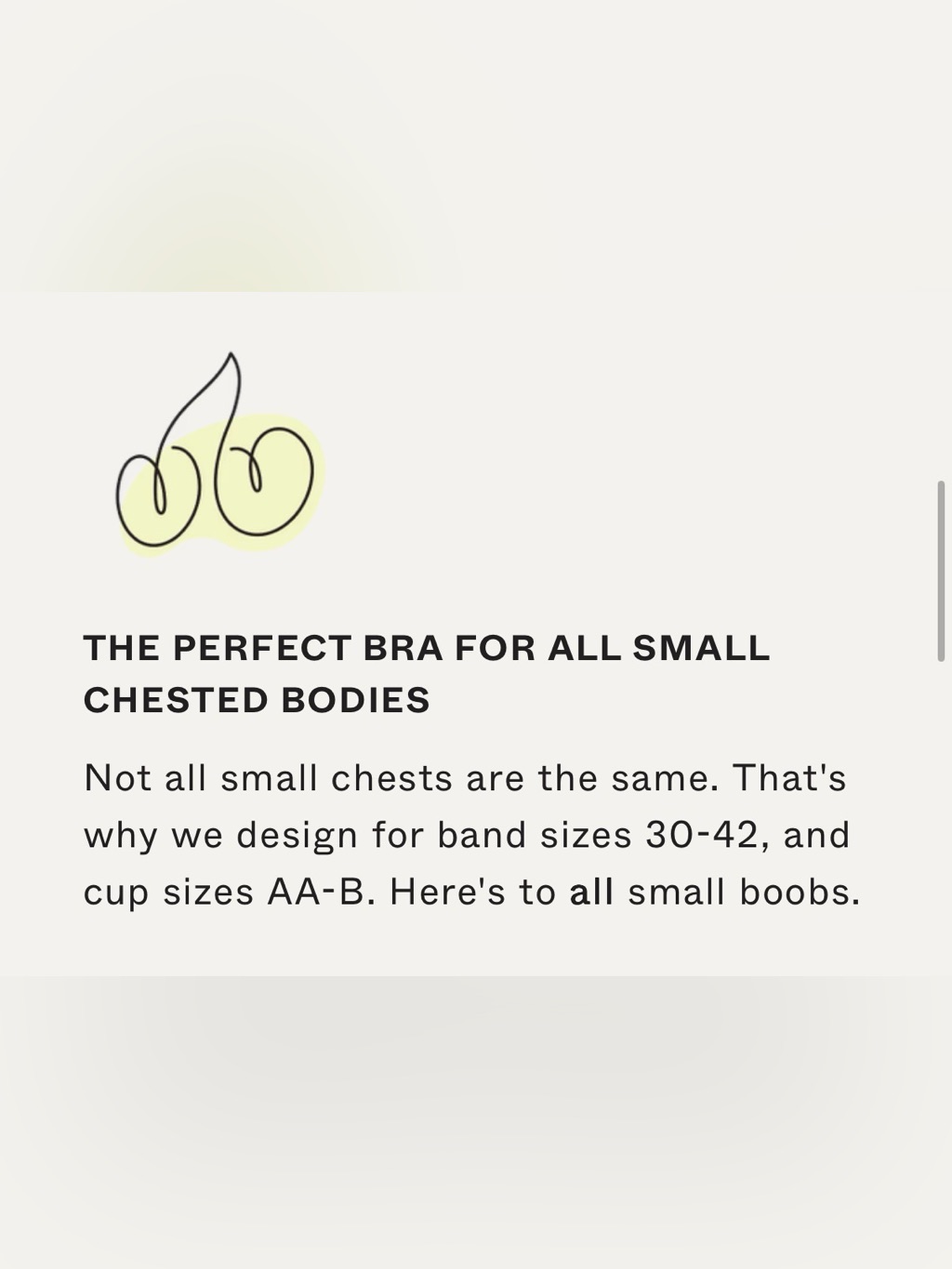 Nwt Pepper Everywear Longline Bralette In Buff, Xs — image 5 of 8